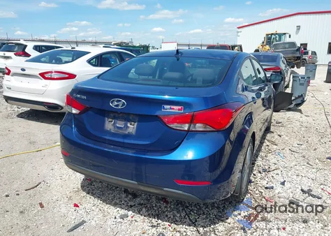 2015 Hyundai Elantra Se from USA, damaged, VIN 5NPDH4AE7FH592603